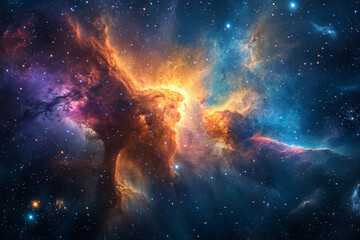 A vibrant aurora filling the sky alongside a cosmic alignment  