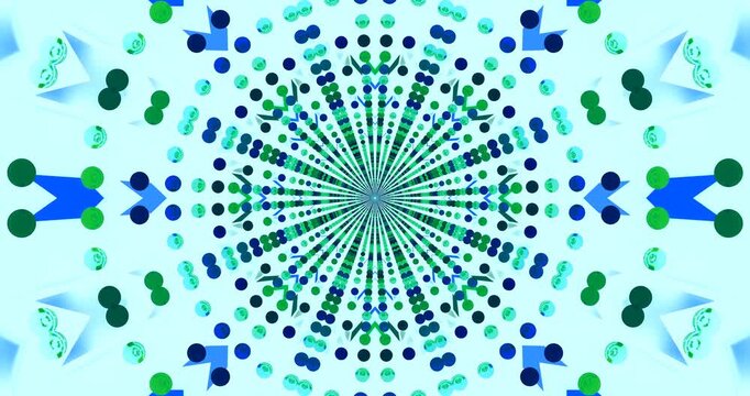 Tunnel video loop creates an immersive visual experience with vibrant colors and dynamic patterns that captivate the viewers attention seamlessly