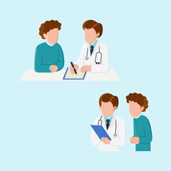 Male Doctor And Patient Consultation