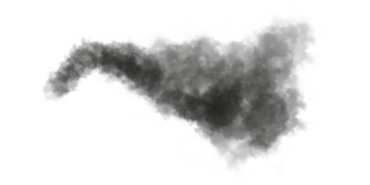 Black watercolor cloud with soft smoky texture and misty edges on white. Abstract fog and ink splash effect for dramatic backgrounds or overlays. Perfect for posters, art projects, and digital design. - Powered by Adobe