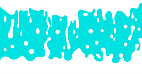 Illustration of a milk liquid splash on a blue background. Abstract wavy background. Illustration of liquid products such as cheese, syrup, and paint