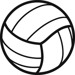 Naklejka premium volleyball ball vector