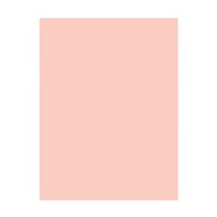 A simple solid pastel pink rectangle on a white background.