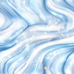 Celestial Serenity: A mesmerizing abstract composition of flowing blue and white hues, evoking a sense of ethereal beauty and tranquil elegance.