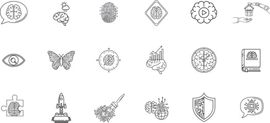 Collection of intricate antique hand drawn crests and emblems with decorative borders and shields