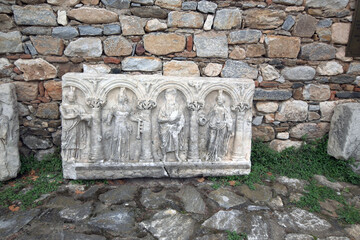 The Aphrodite of Aphrodisias (Afrodisias) combined aspects of a local Anatolian, archaic fertility goddess with those of the Hellenic Aphrodite, goddess of love and beauty. Geyre, Karacasu Aydin