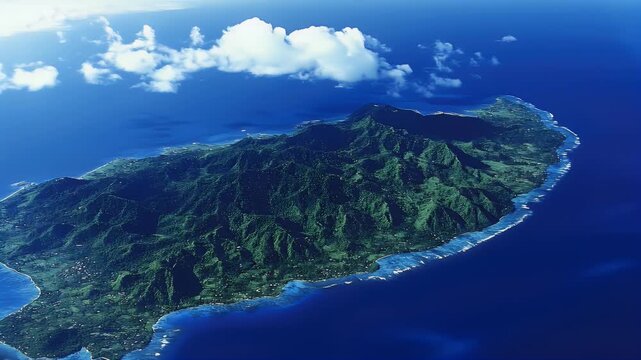Tropical Island Overview.
