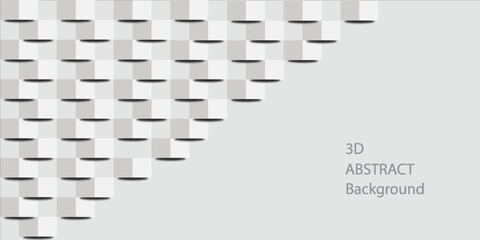 Background abstract 3D image of a wall with gray gradation color. Can be used as a presentation background template etc.eps 10