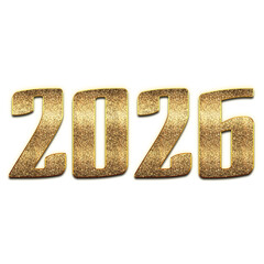 Golden Promise of 2026: An elegant golden numeral '2026' stands poised, promising new beginnings and aspirations, inviting reflection and planning for the year ahead.