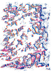 カラフルスプラッターベクター（抽象的な滲みテクスチャ）Colorful Splatter Vector &ndash; Abstract Ink Bleed Texture
