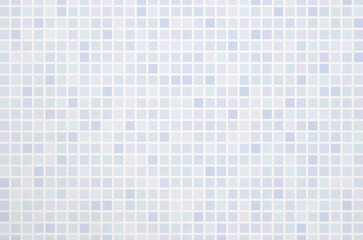 Soft pastel blue and lavender tone gradient geometric grid pattern background. Minimal abstract square pattern with washi paper texture.