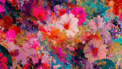 Bloom Symphony Abstract Art