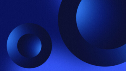 Abstract blue circles with different gradations, giving the impression of depth and space.