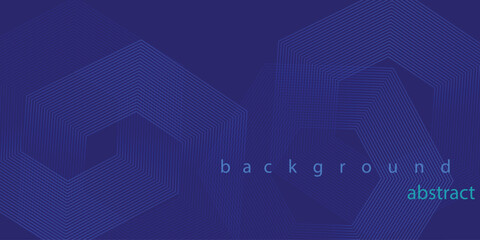 Abstract digital green futuristic technology concept with hexagons. geometric stripe line art design for poster, brochure, cover, banner, website, header