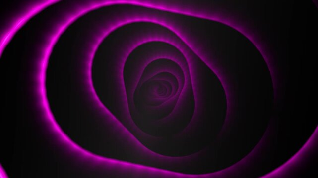 Futuristic Abstract Swirling Light Tunnel Background
​Hypnotic Neon Glow Portal Seamless Loop