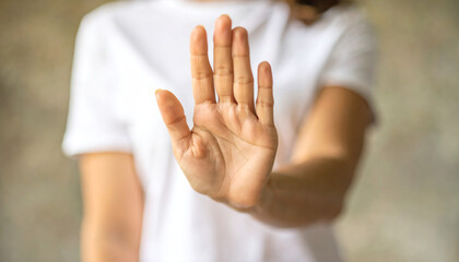 illustration to reject something that is not true or that you don't like