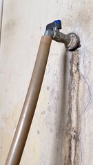 water tap with open-close hose