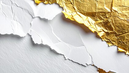 Traditional Gold Foil Washi Texture
