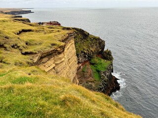 Lóndrangar Basalt Sea Stacks and Cliffs, Snæfellsnes Peninsula, West Iceland