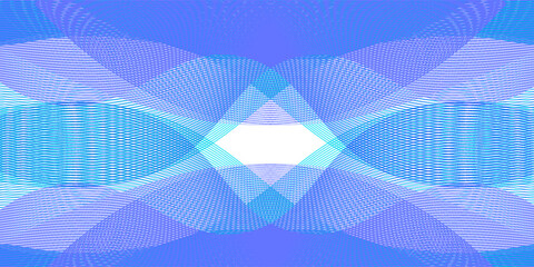 Abstract wavy lines background in blue and cyan tones. Modern digital wave pattern design with smooth flowing curves and gradient effect.