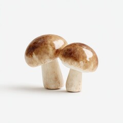 Fototapeta premium Two small, decorative mushrooms