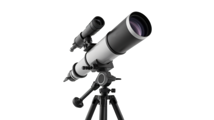 Explore the universe with this detailed telescope on tripod