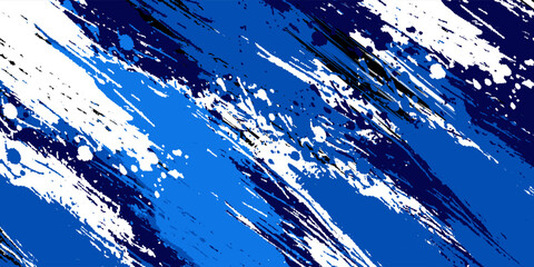 Vector Blue Abstract Background with Sportly Style and Grunge Effect. Brush Stroke Illustration Vector, Poster. Scratch Texture Elements For Design Template. eps 10