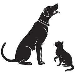 black cat silhouette