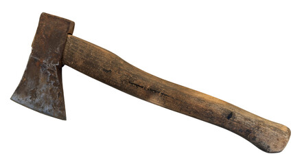 axe isolated on transparent background