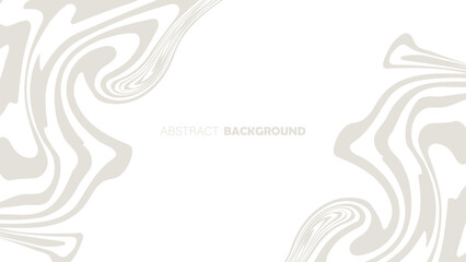 Abstract Beige and White Fluid Marble Background. Modern creative trendy design in vector illustration