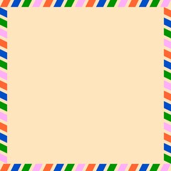 abstract colorful background with frame