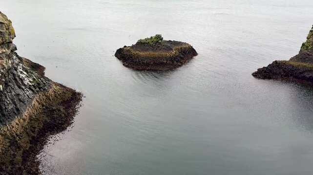 Arnarstapi Gatklettur Basalt Rock Arch, Sn&aelig;fellsnes Peninsula, West Iceland
