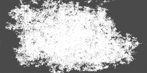 Black and white abstract grunge texture background with vintage ink splash and rough paper border design