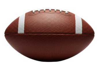 American football transparent background cutout png