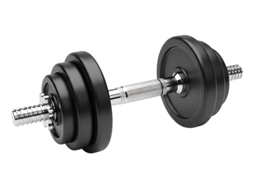 dumbbell isolated on white background