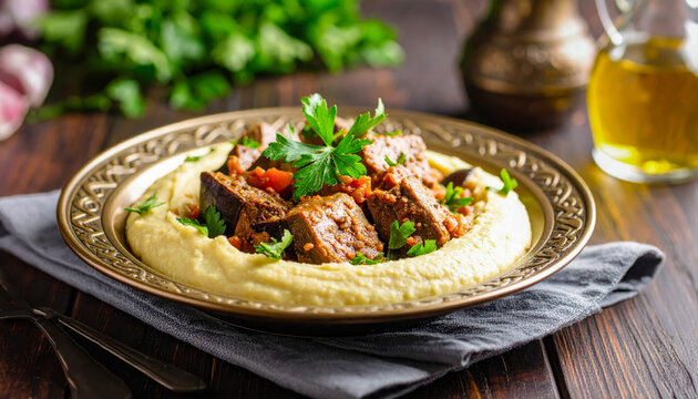 H&uuml;nkar Beğendi: Ottoman Lamb Rolls on Smoked Eggplant Pur&eacute;e