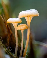 Mushrooms in the forest
