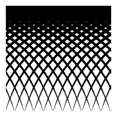 Minimalist black and white geometric pattern design with diamond shapes and halftone effect for modern backgrounds design vector