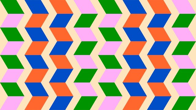 Fototapeta seamless geometric optic retro pattern