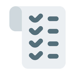 Checklist Task Flat Icon Vector, Colorful Design for Business and Finance Concept