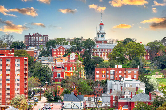 Macon, Georgia, USA Downtown Skyline 567
