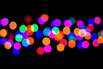 Defocused Multicolor Lights – Festive and Dreamy Background Texture
