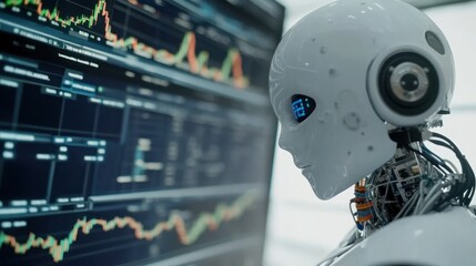 AI Chatbot Technology Demonstration Representing the Beginning of the Fourth Industrial Revolution robot Stock Chatbot was tested for its ability to read, write and listen like a human.