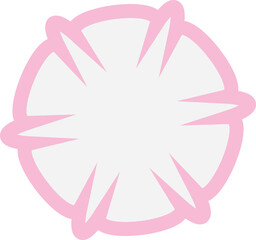 pink circle design