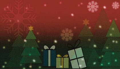 Christmas Gifts under Festive Branches