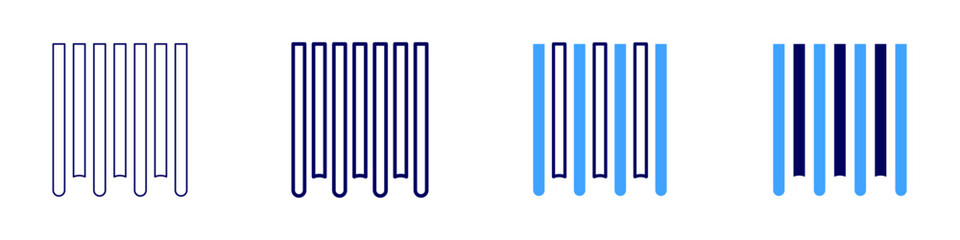 Urban farmhouse icon in 4 different styles. Thin Line, Line, Bold Line, Duotone. Duotone style. Editable stroke