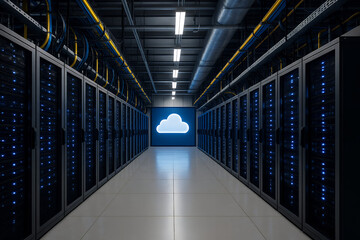 data center, cloud services, industrial scale, processing storage and data infrastructure