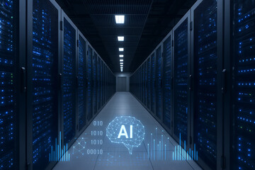 data center facility, big data, AI, and internet technology infrastructure