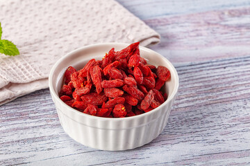 Dry Goji berries sntioxidant pile