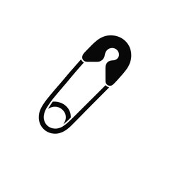 Safety Pin Icon Illustration
